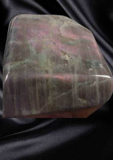 Purple Labradorite Crystal Slab